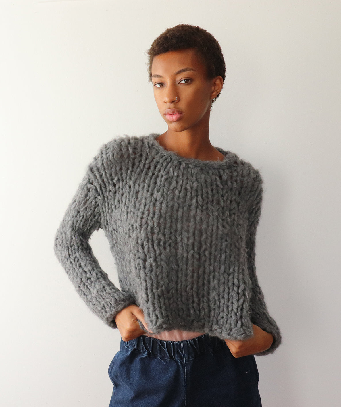 Cashmere Sweater - Dark Gray