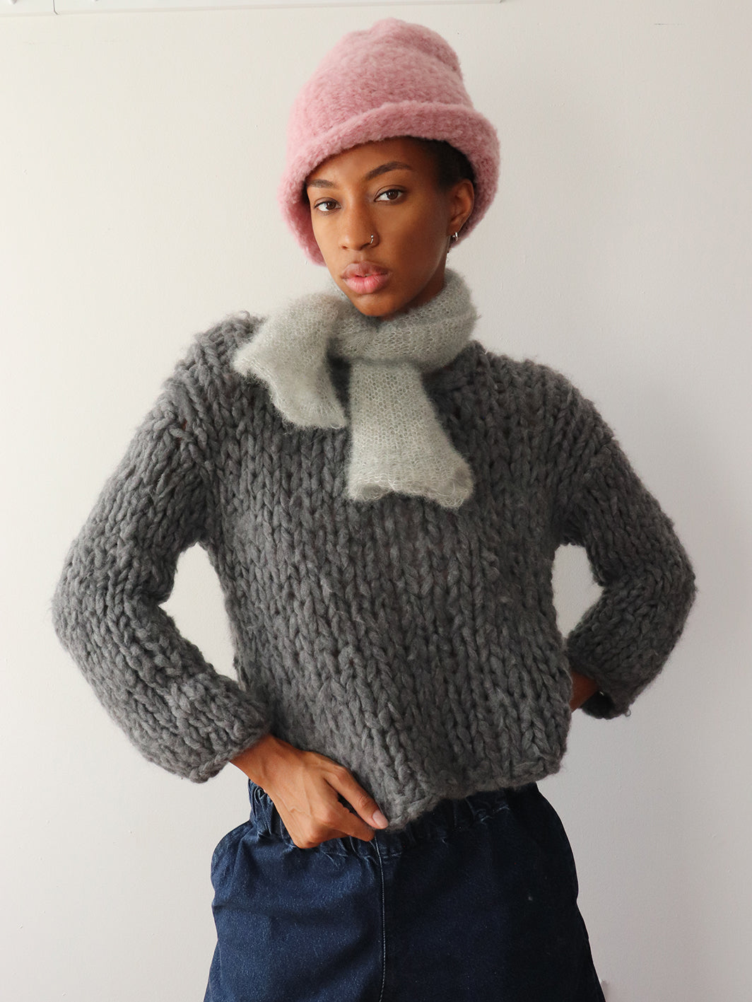 Cashmere Sweater - Dark Gray