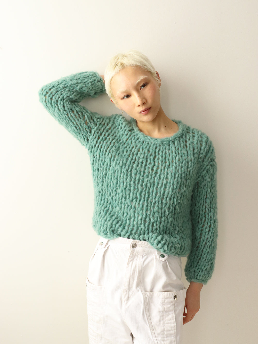 Cashmere Sweater - Sea Green