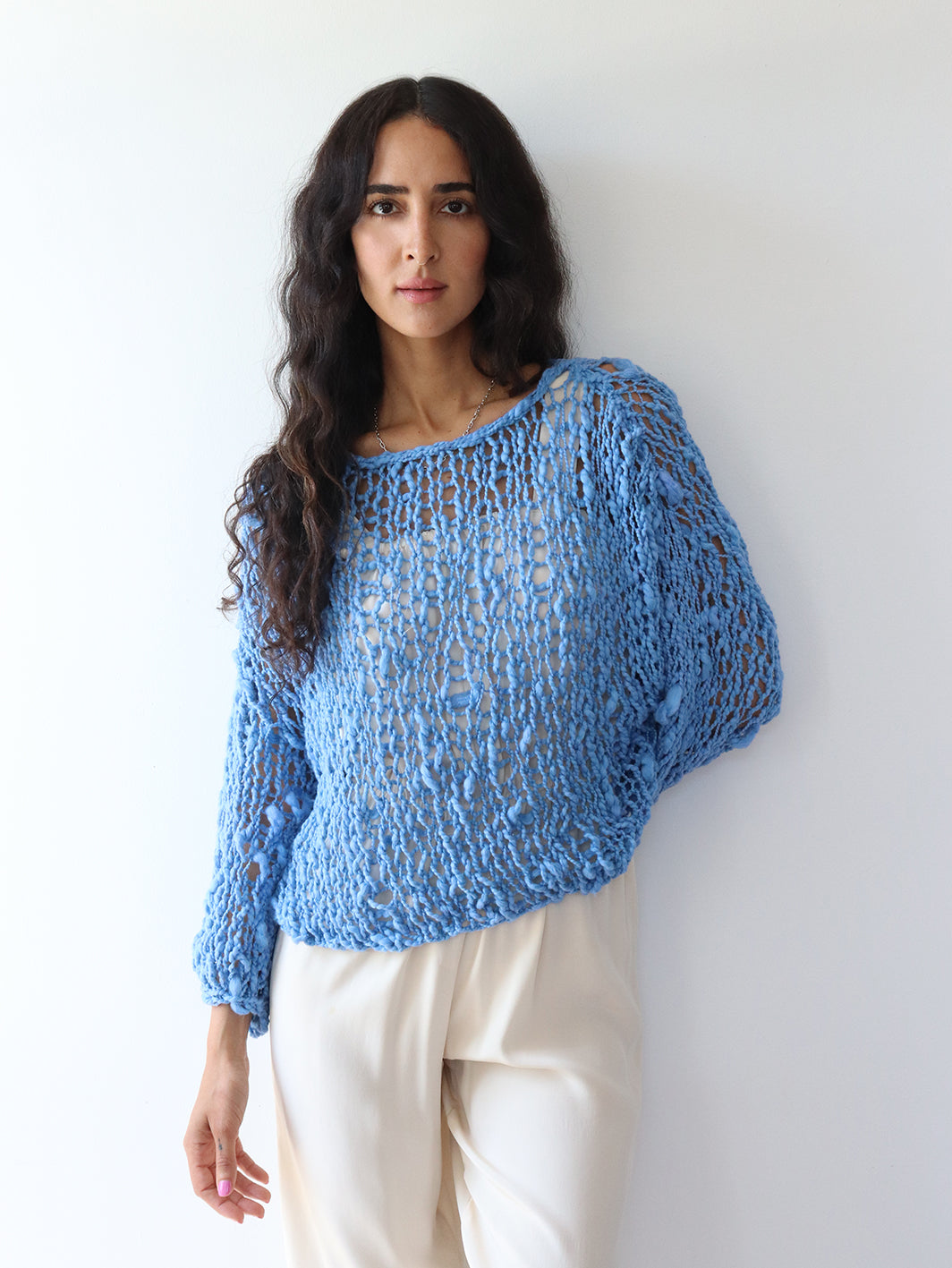 The Signature Girlfriend Sweater - Blue