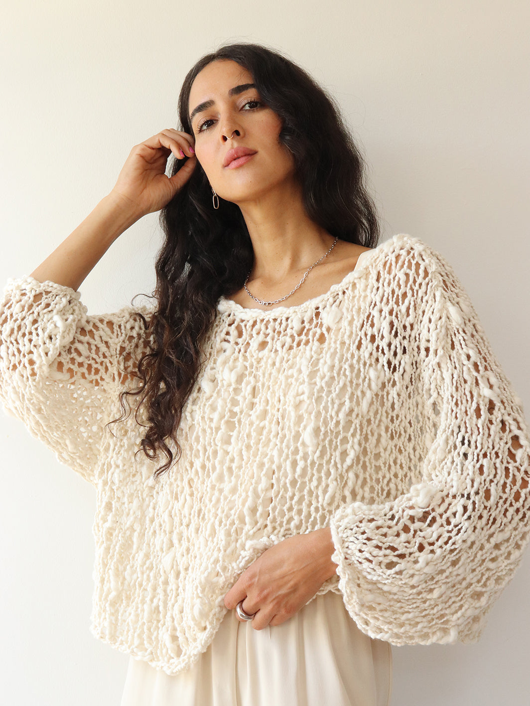 The Signature Girlfriend Sweater - Natural