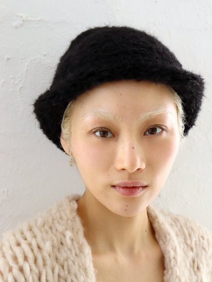 The Mohair Hat – Black