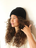 Virgin Wool Hat  - Black