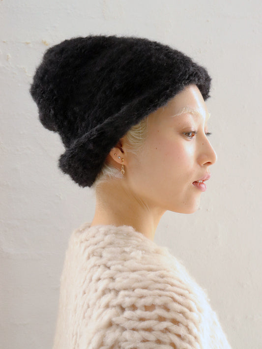 The Mohair Hat – Black