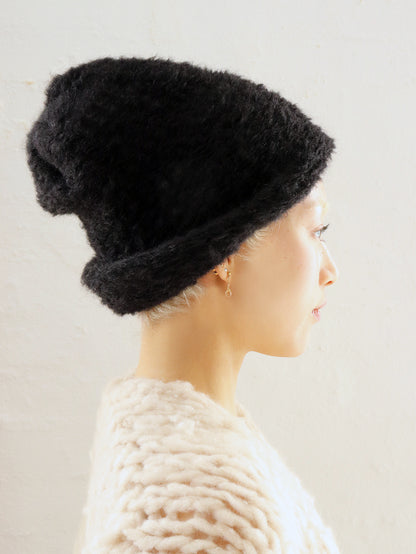 The Mohair Hat – Black