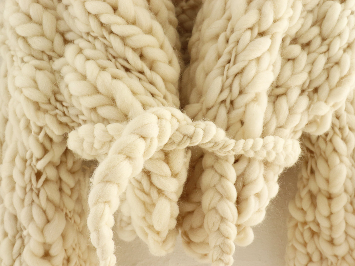 Wool - Chunky Short Jacket - Natural