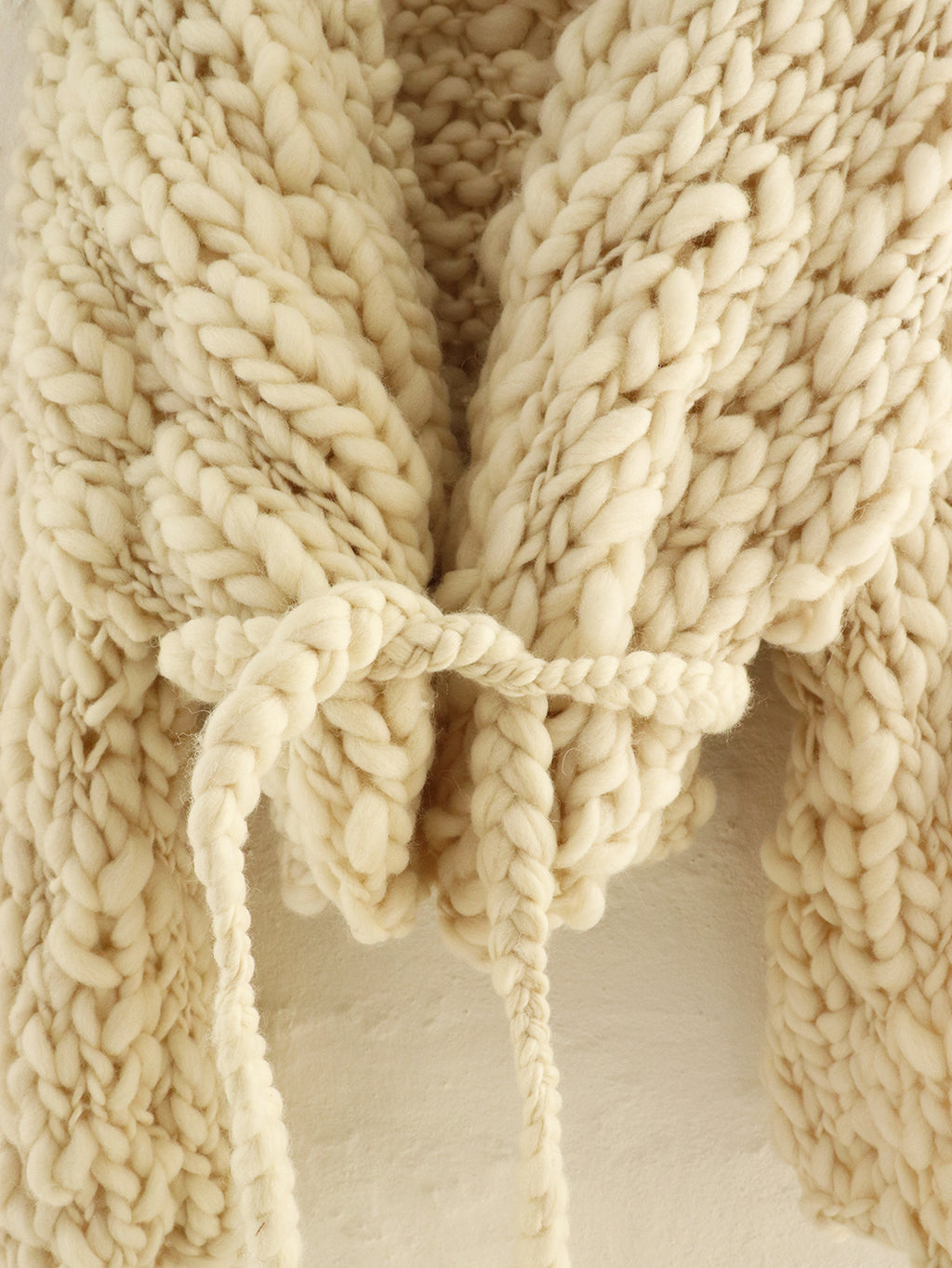 Wool - Chunky Short Jacket - Natural