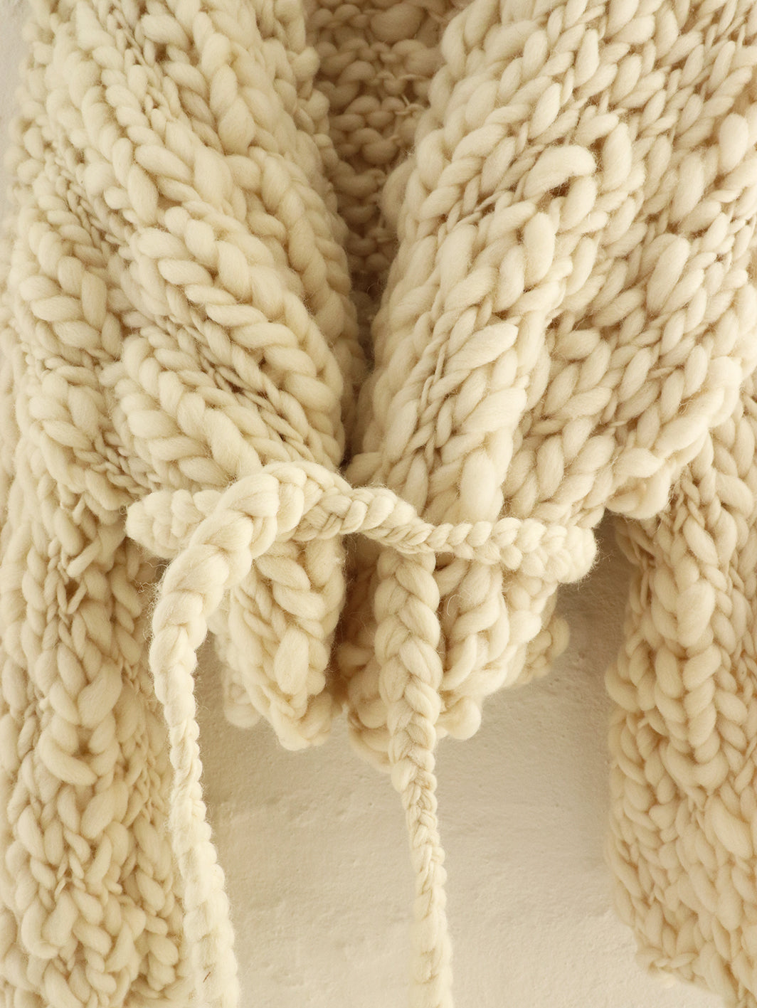 Wool - Chunky Short Jacket - Natural