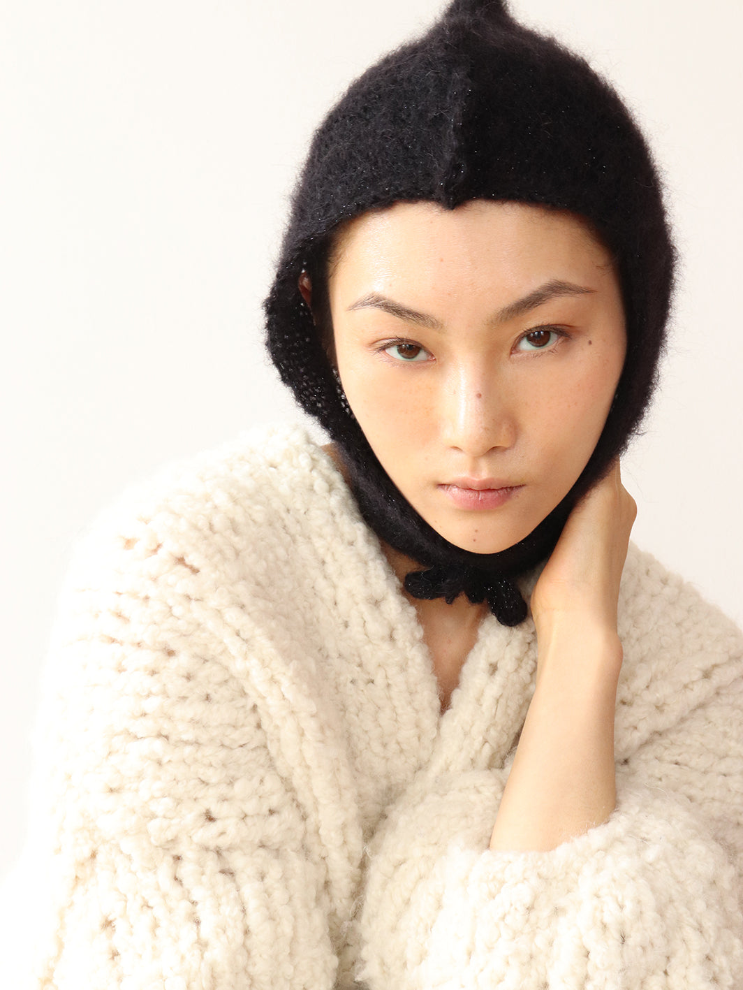 Bon net | Metallic Black - Has lurex