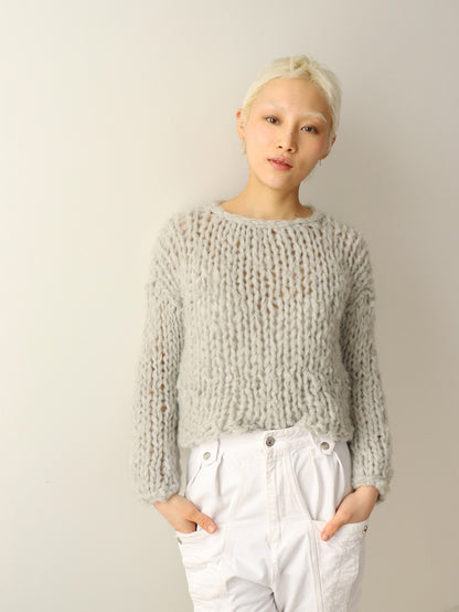 Cashmere Sweater - Light Gray