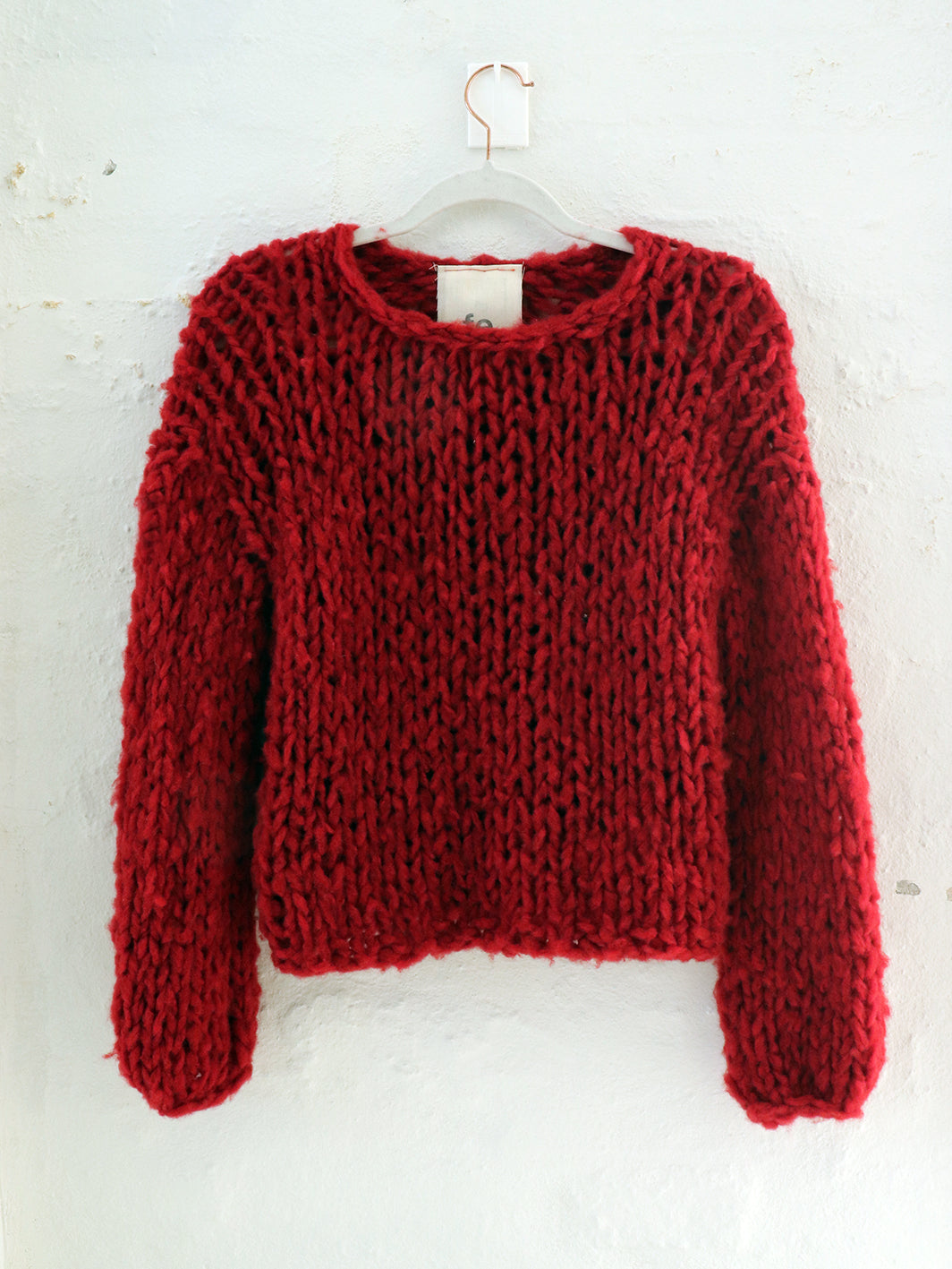 Cashmere Sweater - Cherry Red