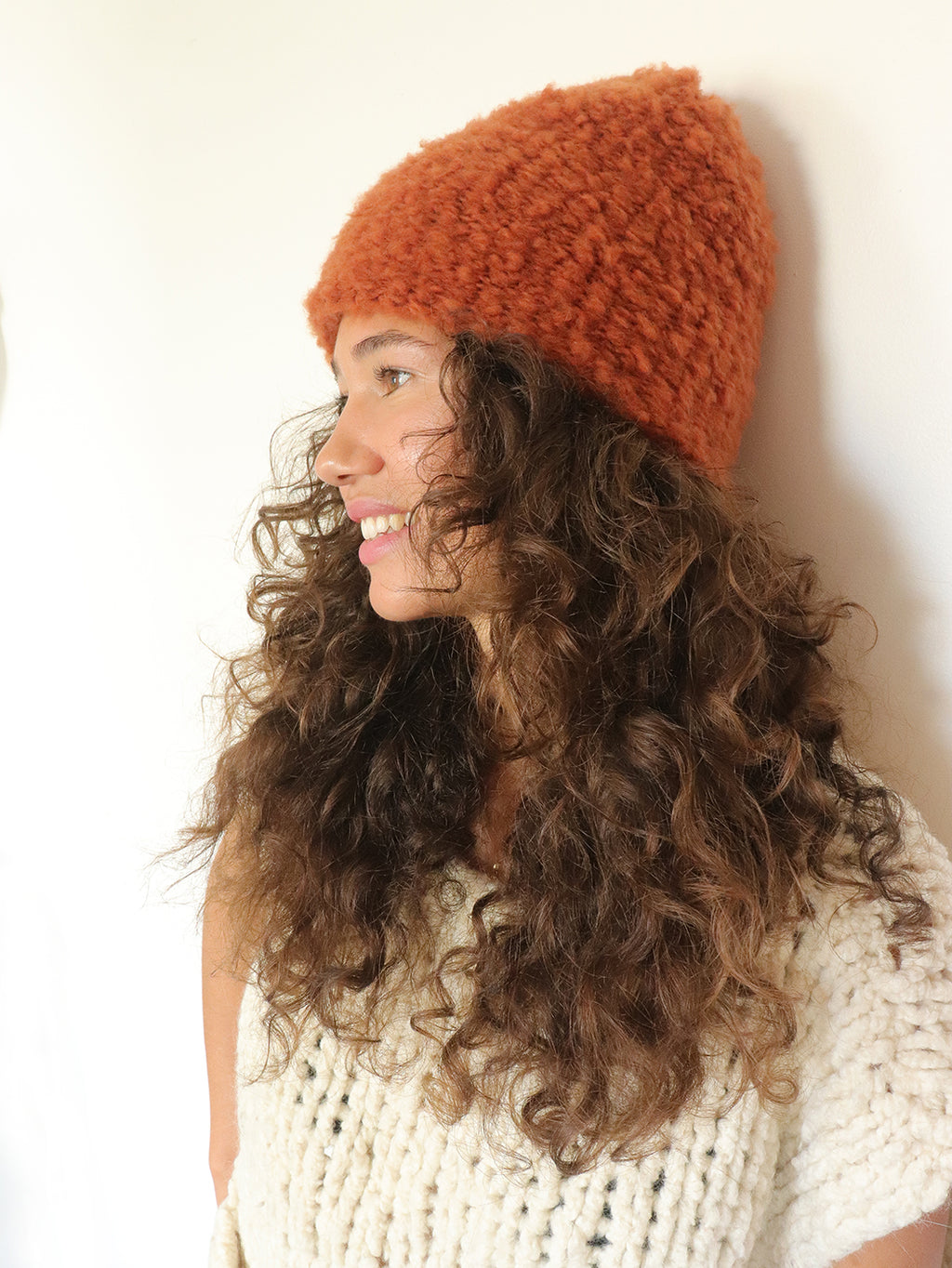 Virgin Wool Hat  - Cinnamon