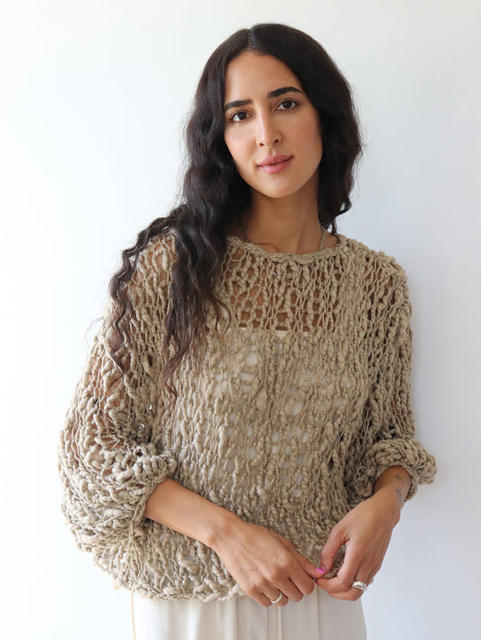 The Signature Girlfriend Sweater - Taupe