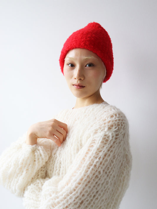 The Merino Hat – Red