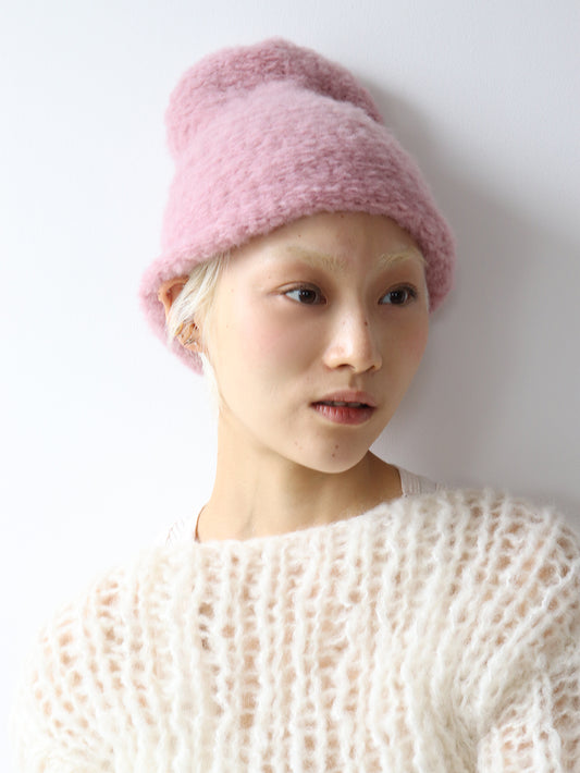 The Merino Hat – Rose Gold