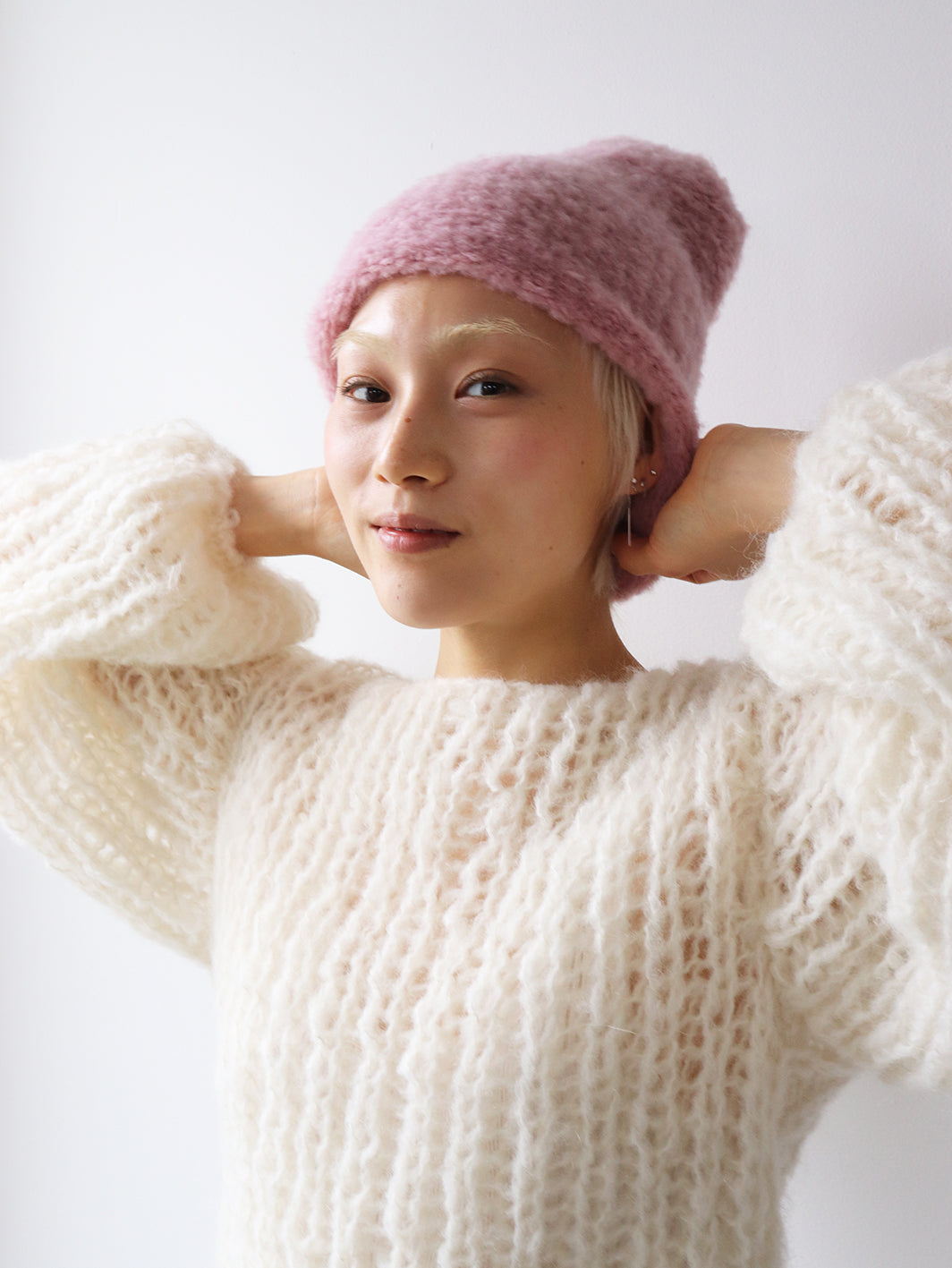 The Merino Hat – Rose Gold