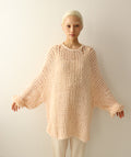Cotton - Maxi Sweater - Blush