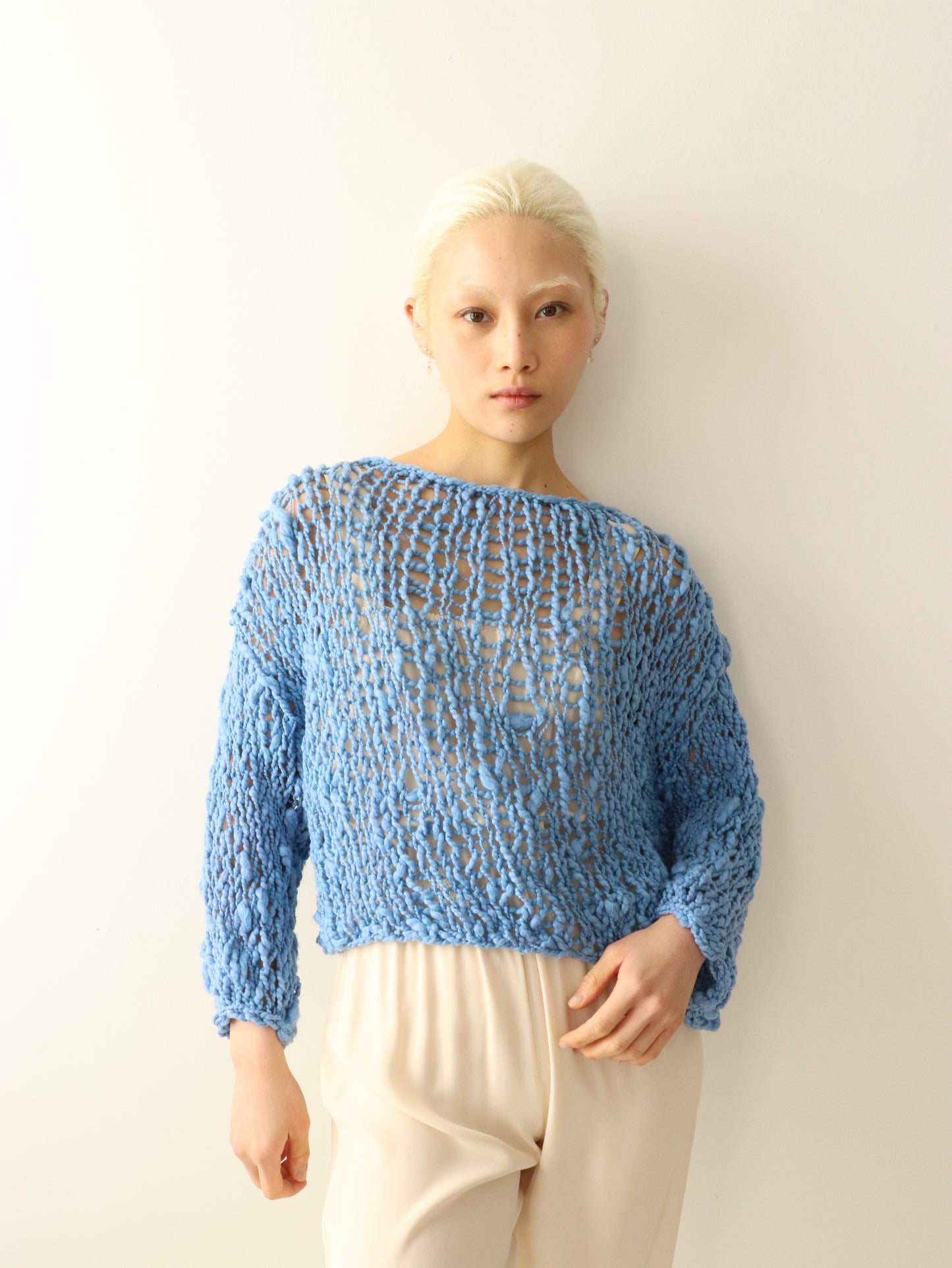 Cotton Sweater - Blue