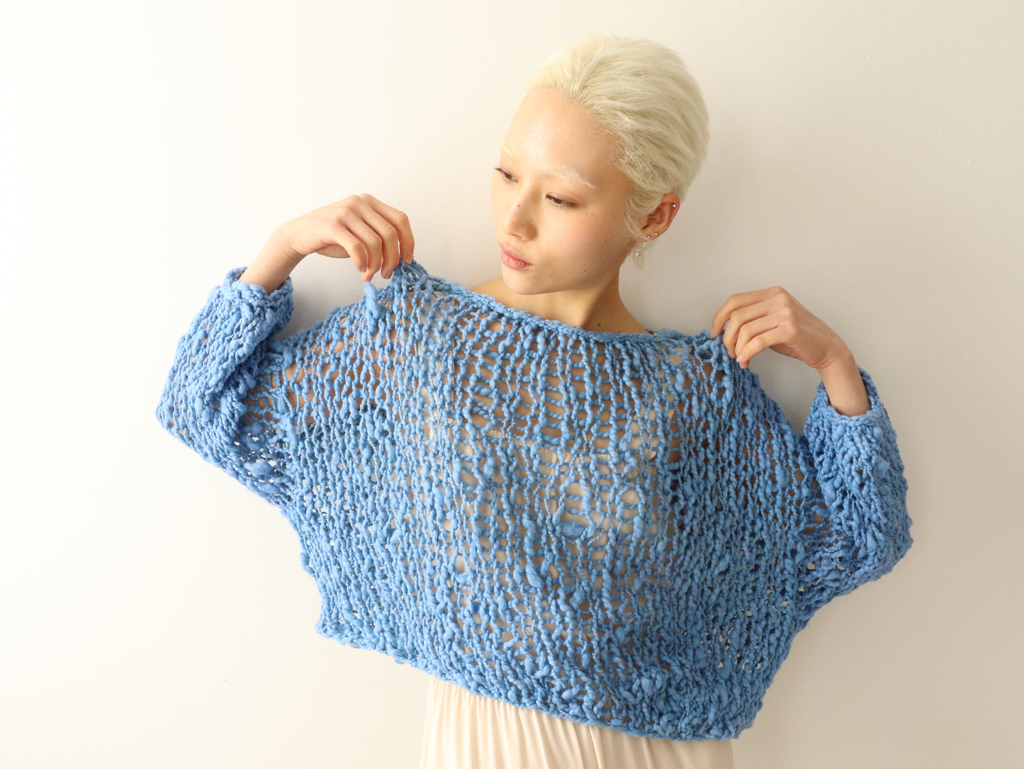 Cotton Sweater - Blue