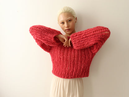 Balloon Sweater - Raspberry