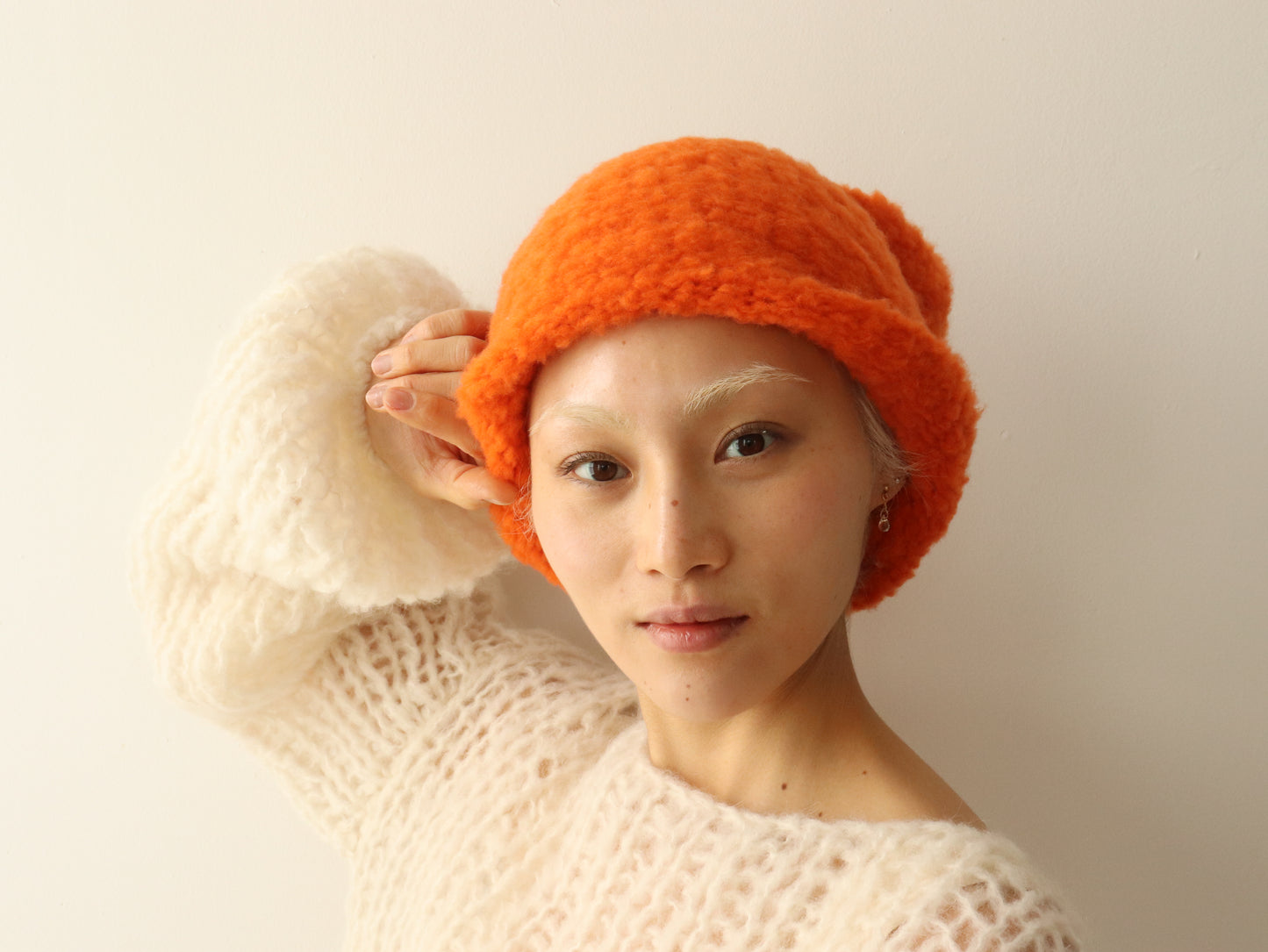 Merino Hat - Orange