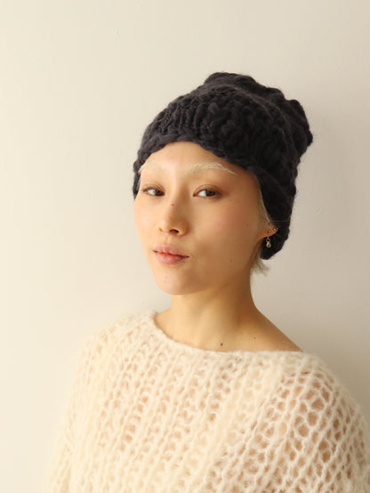 Wool Hat - Steel Blue