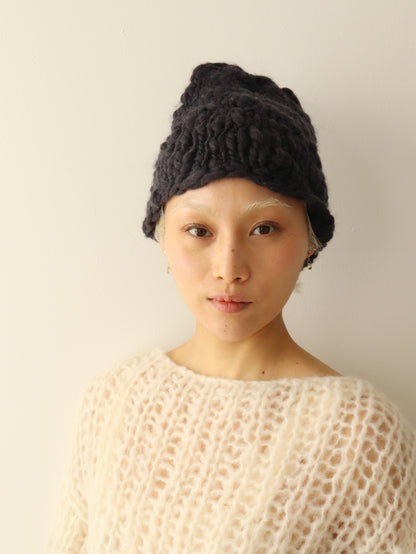 Wool Hat - Steel Blue