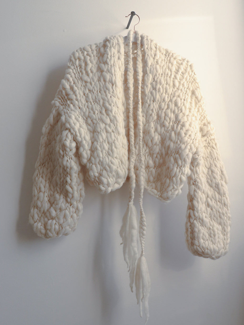 Wool - Chunky Short Jacket - Natural
