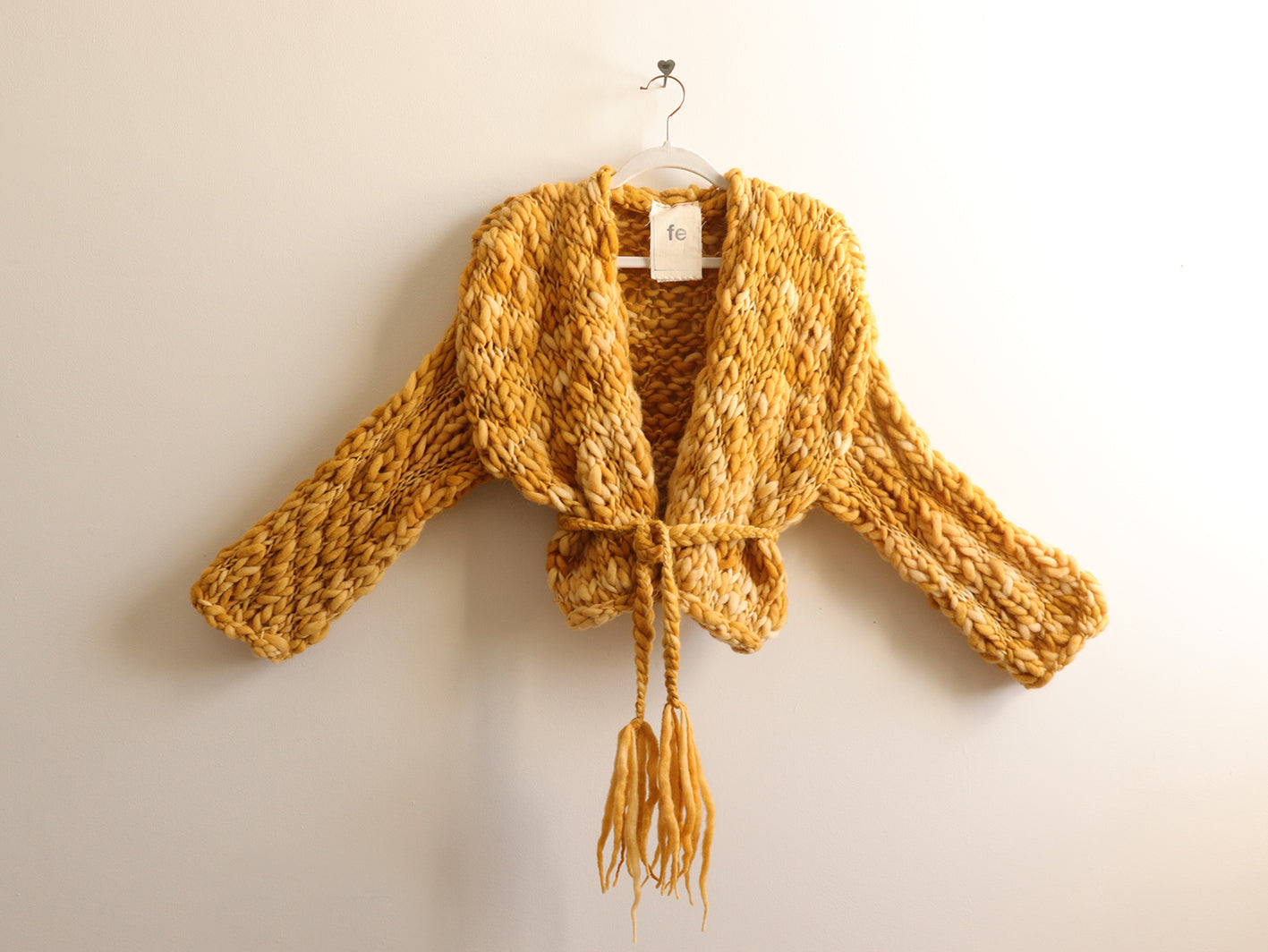 Wool - Cropped Robe - Sunflower