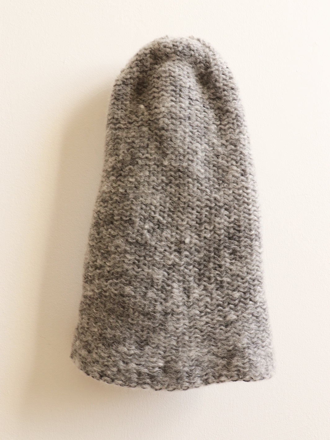 Cashmere Hat - Charcoal+White