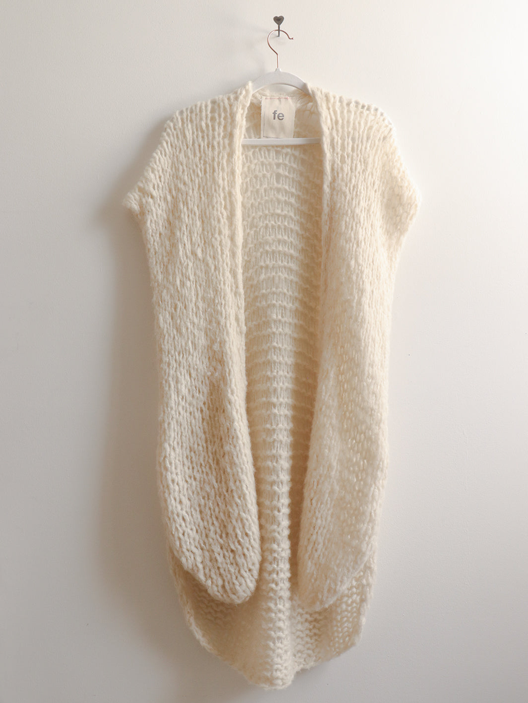 Wool - Maxi Ruana - Natural