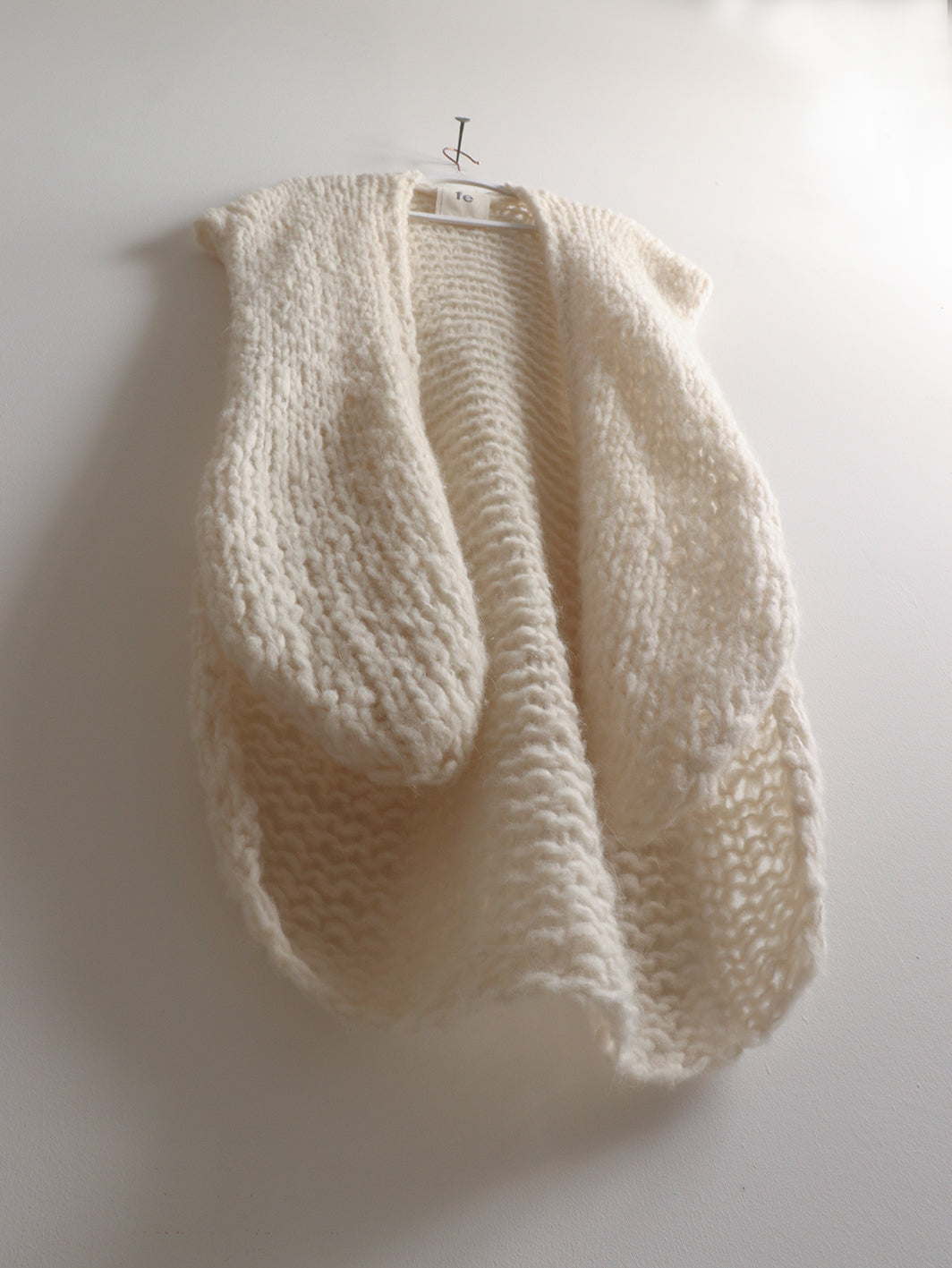 Wool - Maxi Ruana - Natural