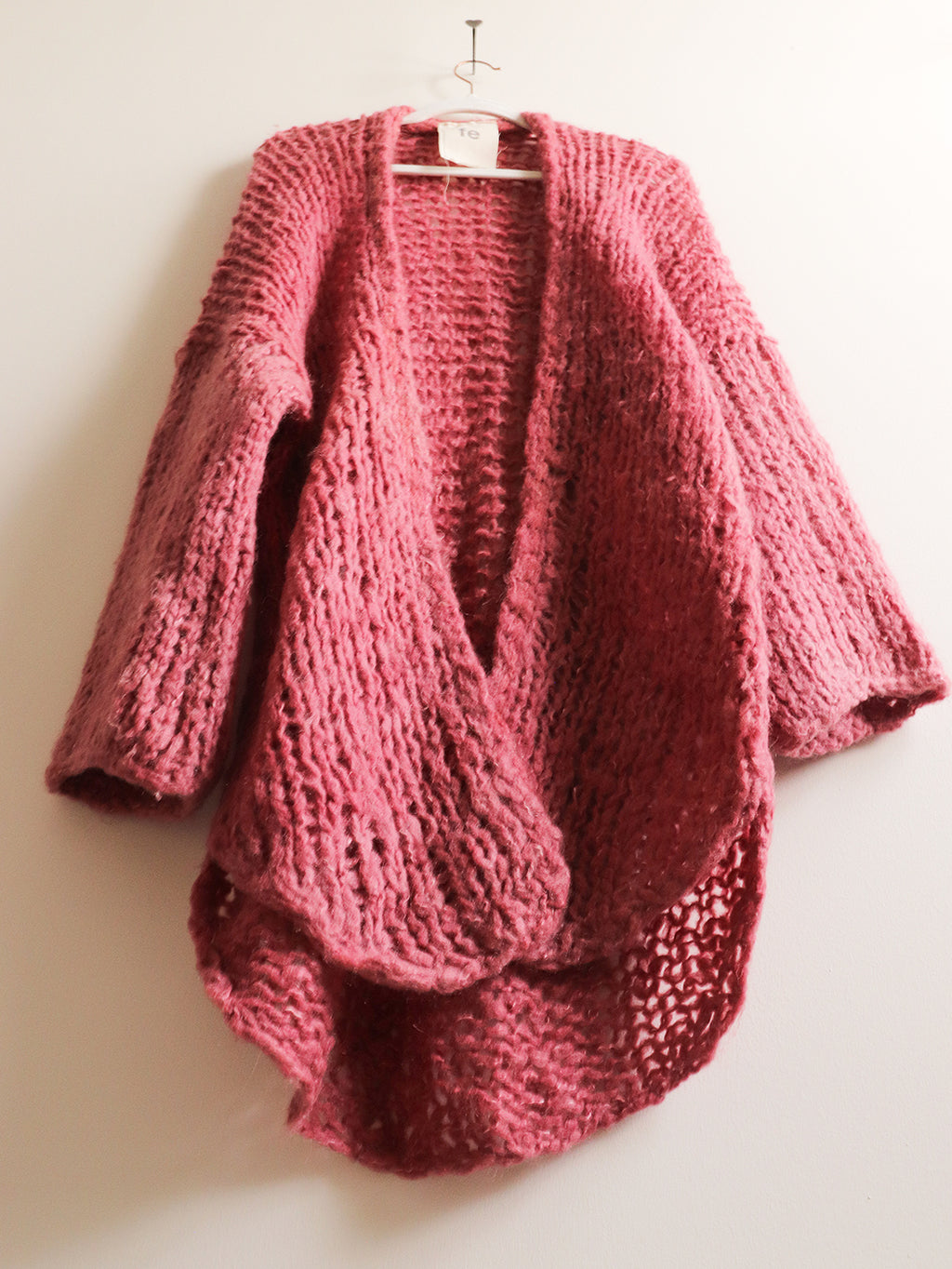 Wool - Long Robe - Pommegranate