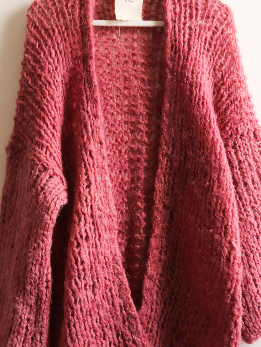 Wool - Long Robe - Pommegranate