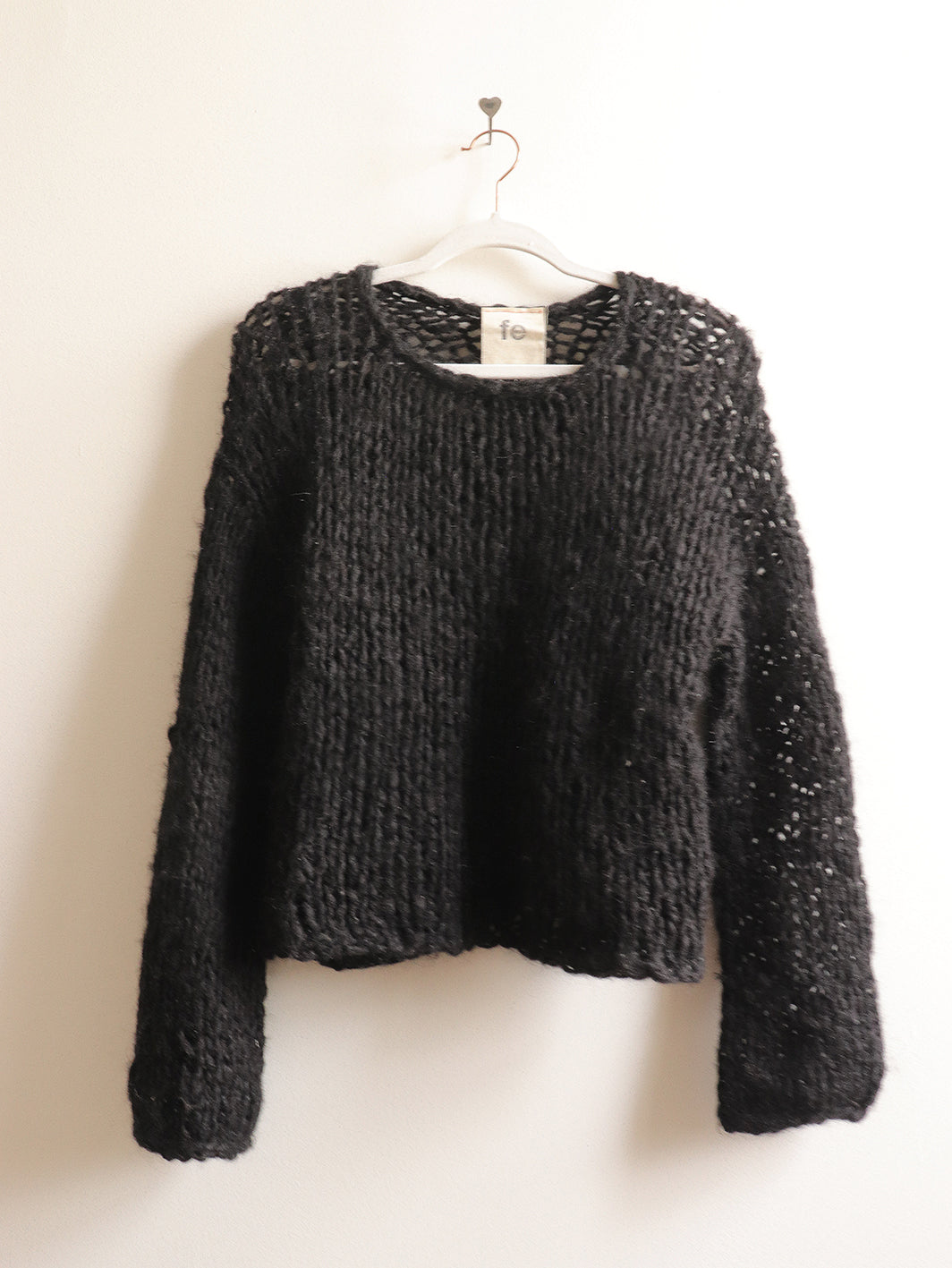 Wool - Girlfriend Sweater - Black