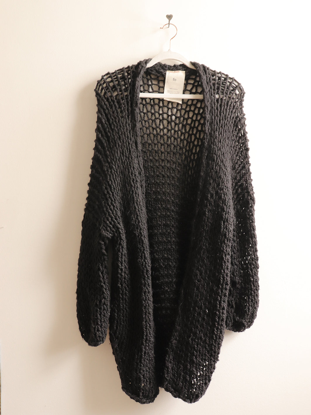 Cotton - Long Robe - Black