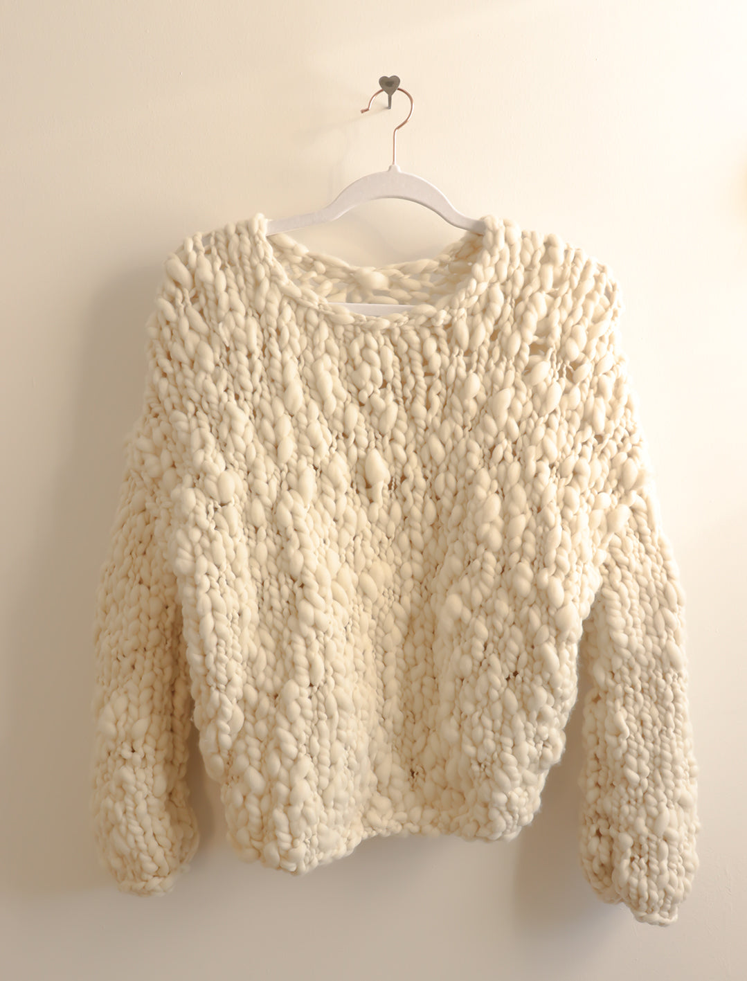Wool - Chunky Sweater - Natural