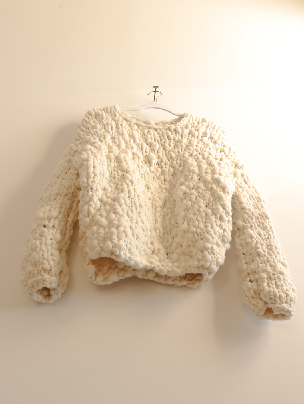 Wool - Chunky Sweater - Natural