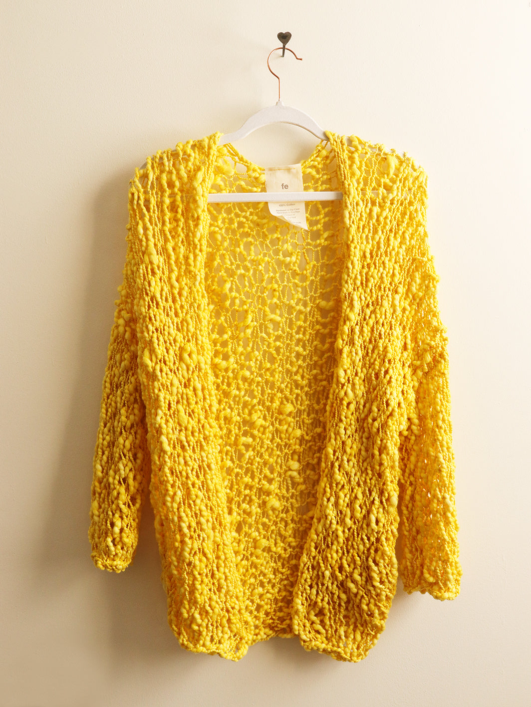 Cotton - Long Robe - Yellow