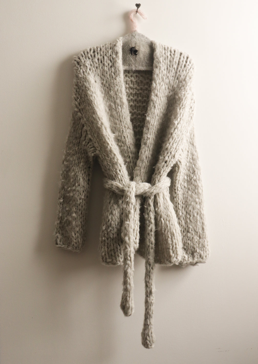 Cashmere Long Robe - Gray