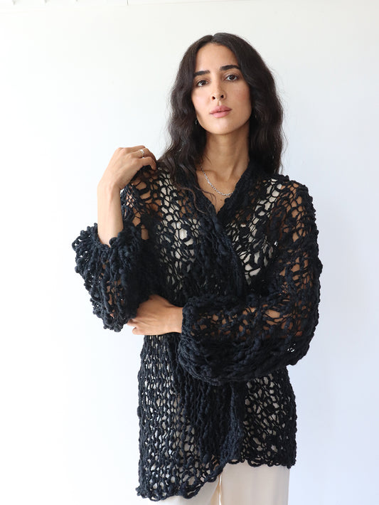 The Long Robe - Black