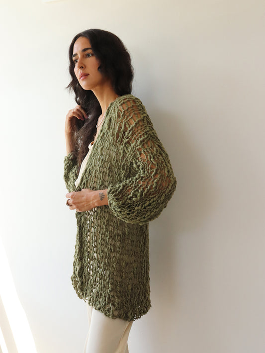 The Long Robe - Olive