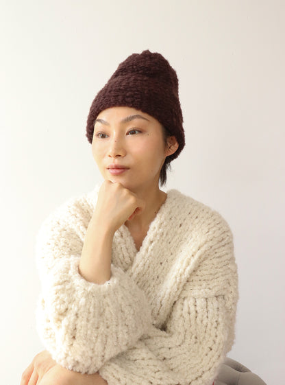 The Merino Hat – Maroon