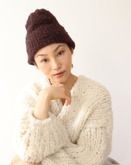 The Merino Hat – Maroon