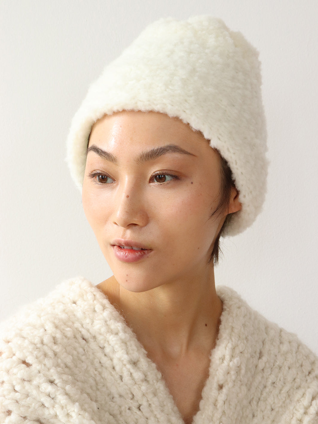 The Merino Hat – Ivory