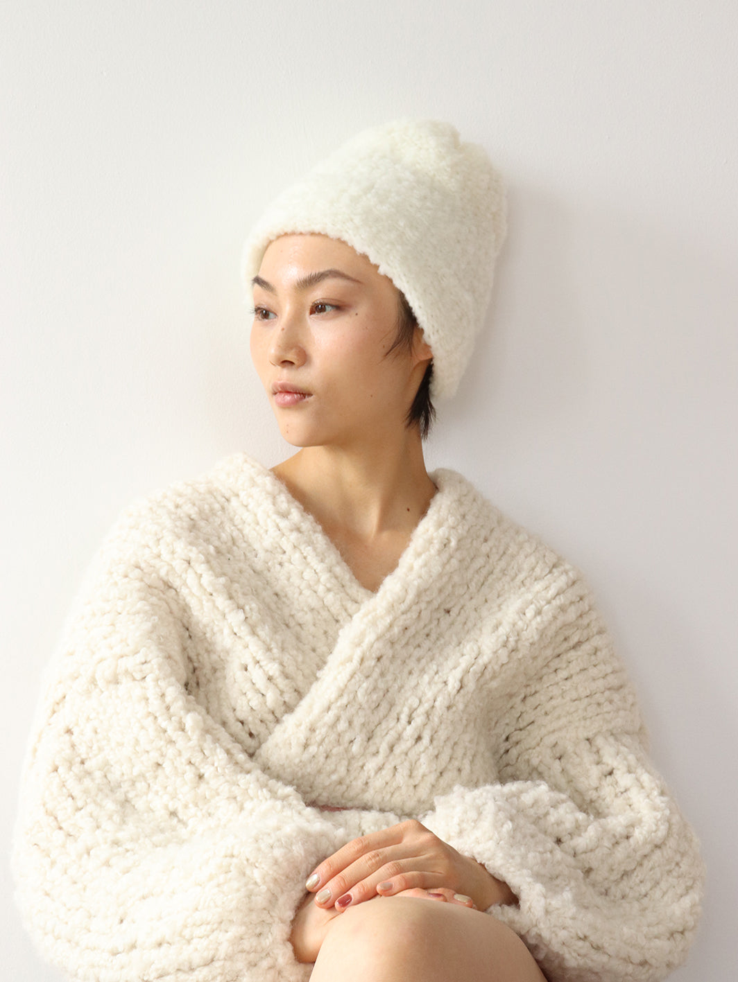 The Merino Hat – Ivory