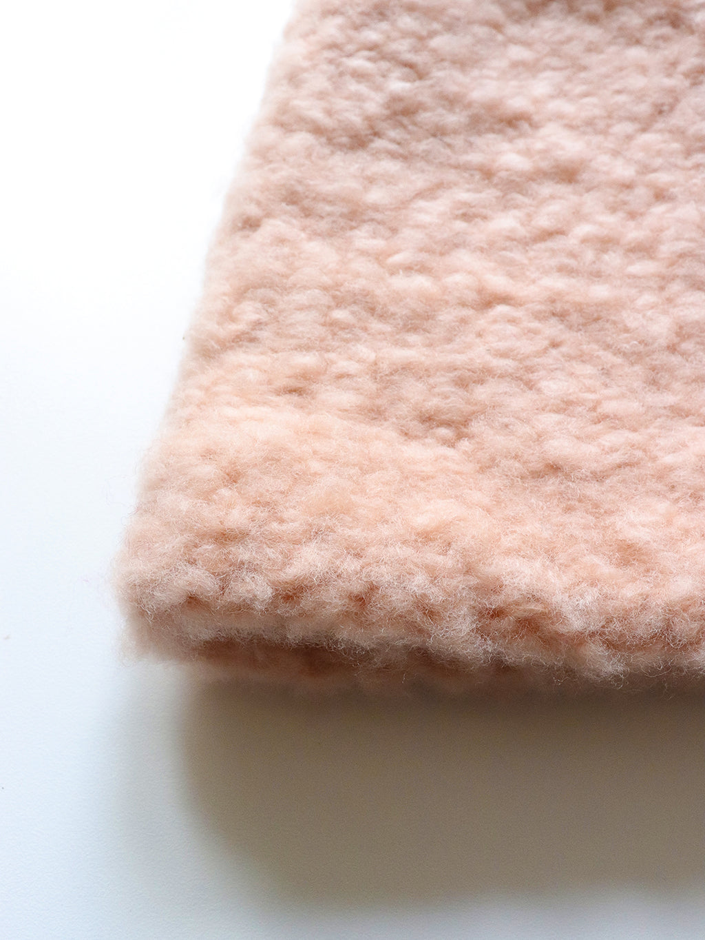 Merino Wool Hat  - Peach Rose