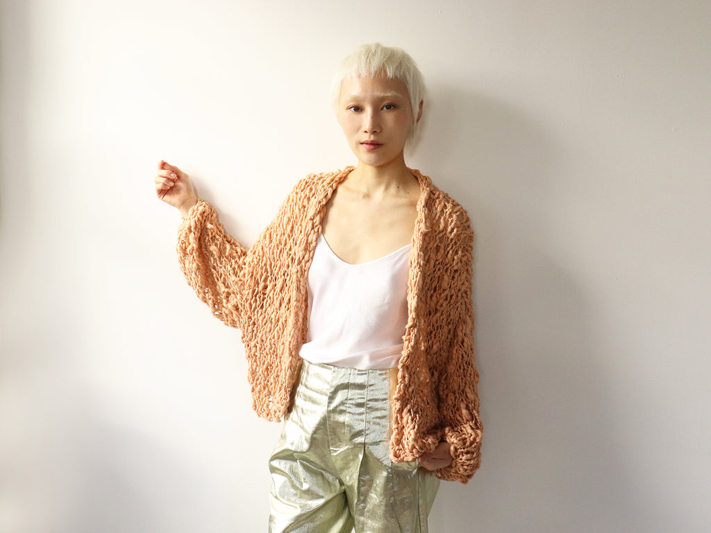 The Short Cotton Robe - Clay