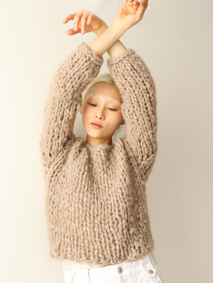 Cashmere Sweater - Taupe
