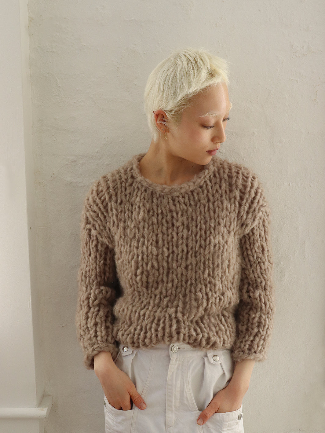 Cashmere Sweater - Taupe